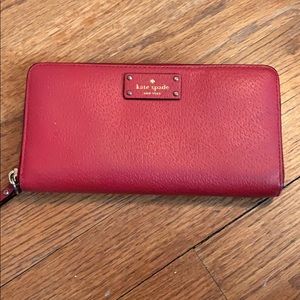 Kate Spade Red Wallet